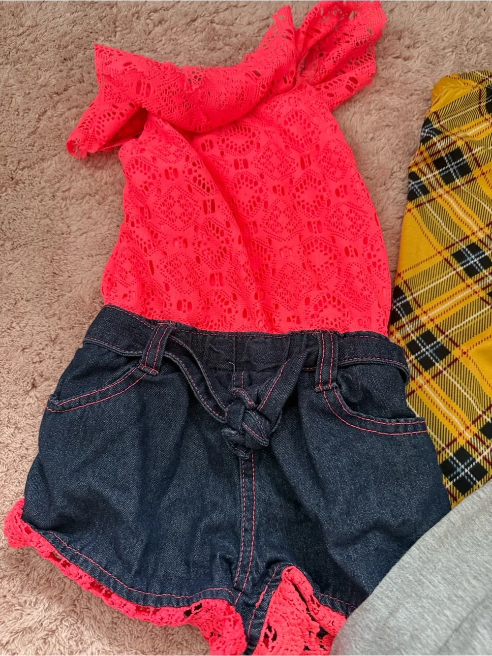 Cat & Jack Sparkling Red Knit Top